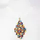 Symphony - Xochitl Rhombus M-Yellow Organza - 1